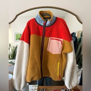 THE GREAT. Outdoors Women's The Plush Colorblock Terrain Full-Zip